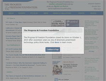 Tablet Screenshot of pff.org